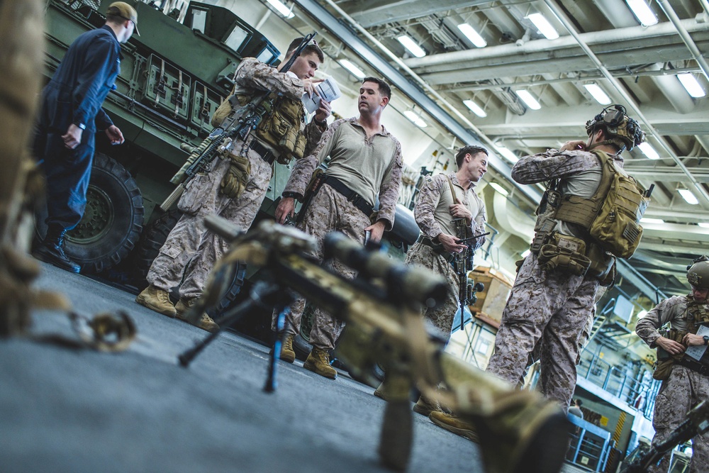 11th MEU Conducts Reaction Drills Aboard USS Portland (LPD 27)