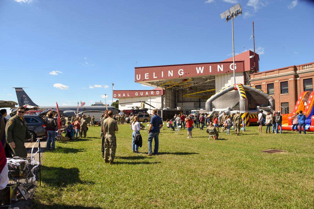 Members of the 117 ARW Participate in Family Day