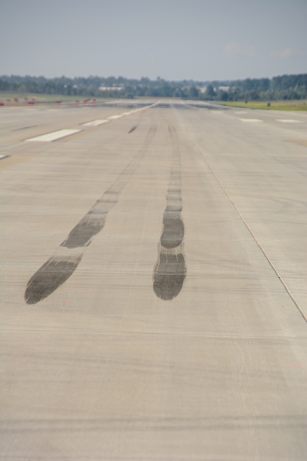 Flight carrying Air Force and Army leadership marks reopening of Pope Army Airfield