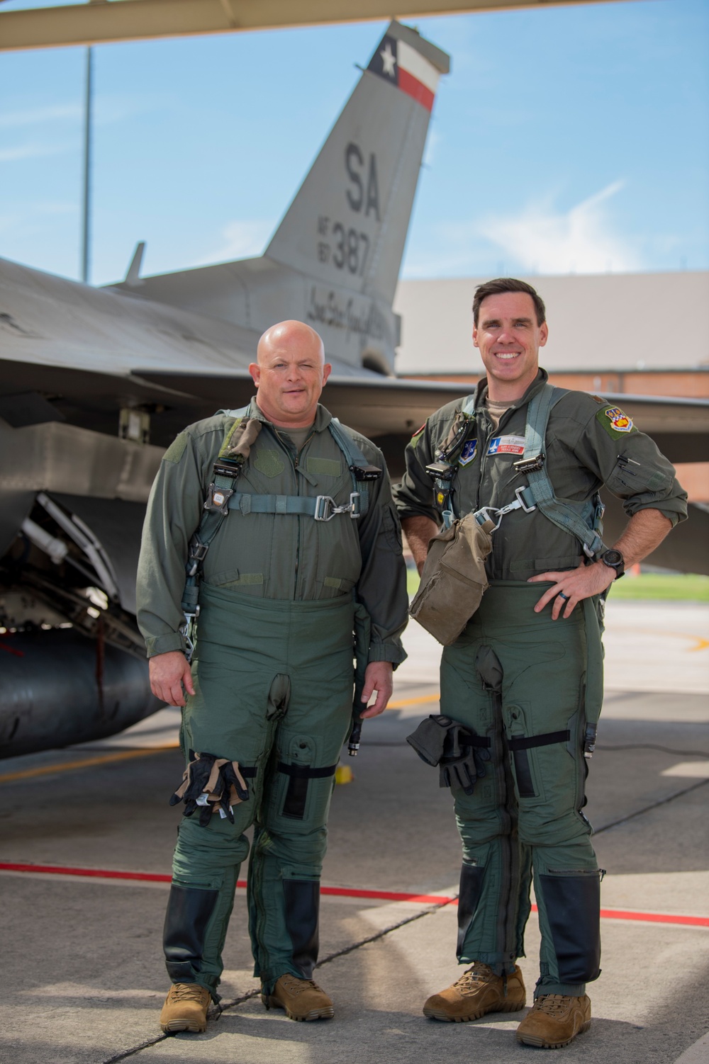 The 502d Vice Commander visits the 149th Fighter Wing