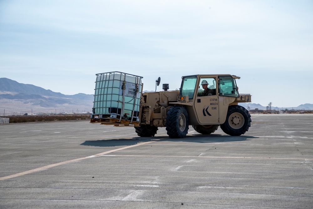 Marine Operational Test and Evaluation Squadron 1 flies the new Sikorsky CH-53K King Stallion