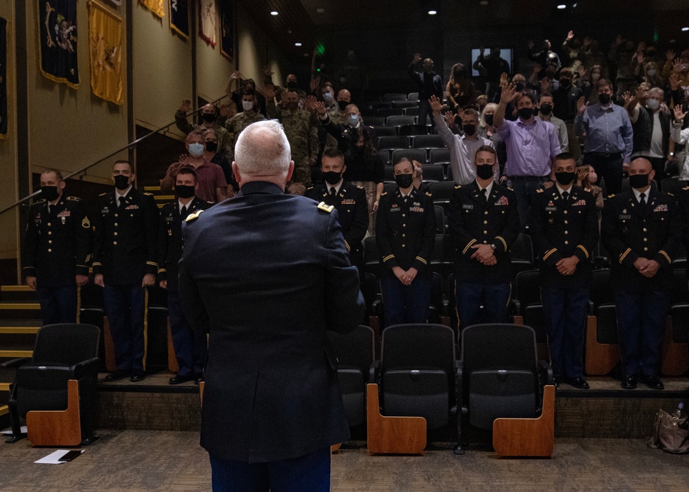 Regional Training Institute Graduates Warrant Officer Candidates