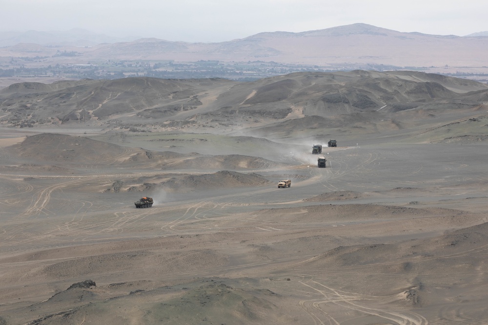 UNITAS 2021: US Marines and partner nations convoy to HADR site