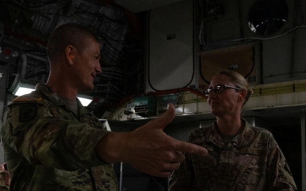 Flight carrying Air Force and Army leadership marks reopening of Pope Army Airfield