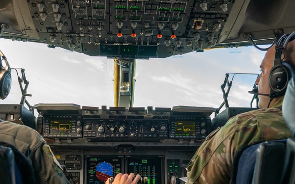 Flight carrying Air Force and Army leadership marks reopening of Pope Army Airfield