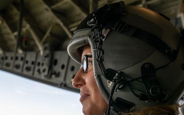 Flight carrying Air Force and Army leadership marks reopening of Pope Army Airfield