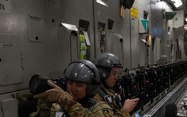 Flight carrying Air Force and Army leadership marks reopening of Pope Army Airfield