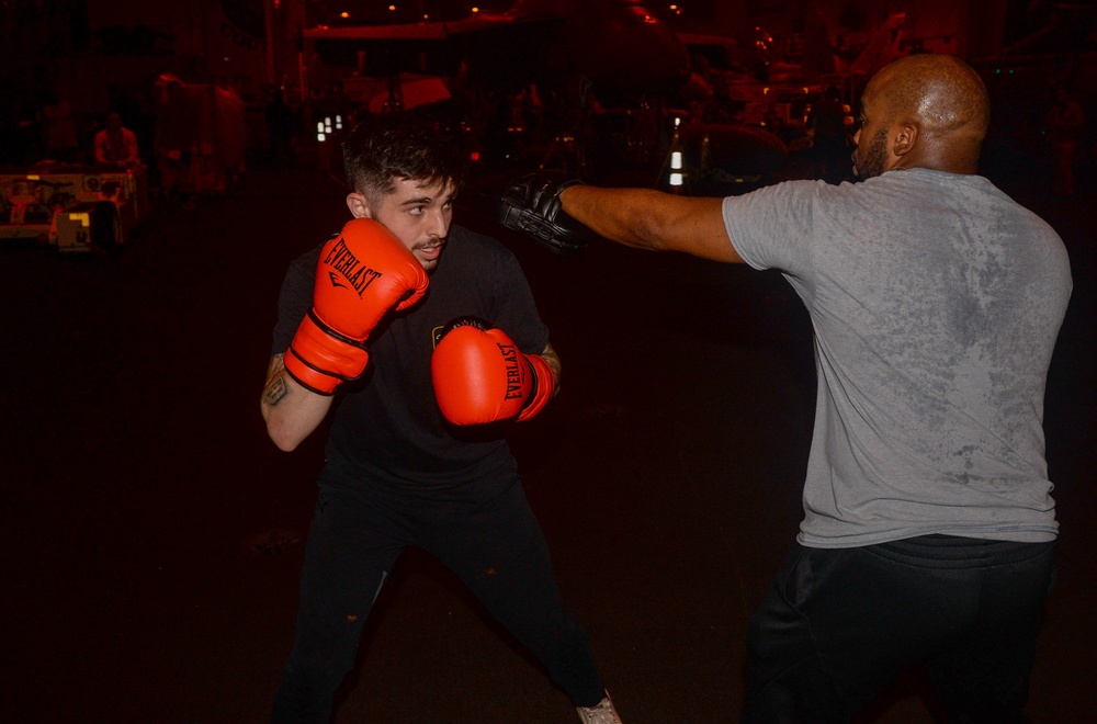 Truman is conducting readiness training in the Atlantic Ocean in preparation for future operations.