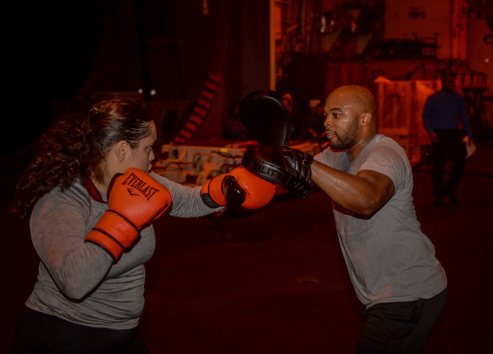 Truman is conducting readiness training in the Atlantic Ocean in preparation for future operations.