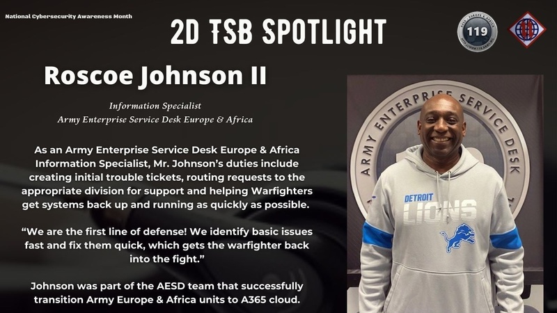 2d TSB Spotlight - Roscoe Johnson II