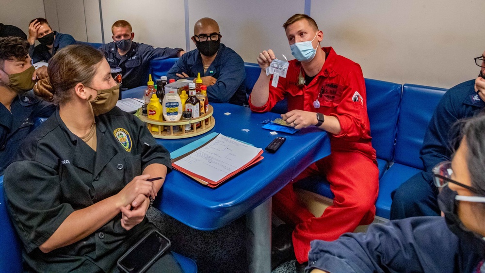 USS Charleston Sailors Receive Chemical, Biological, and Radiological Training