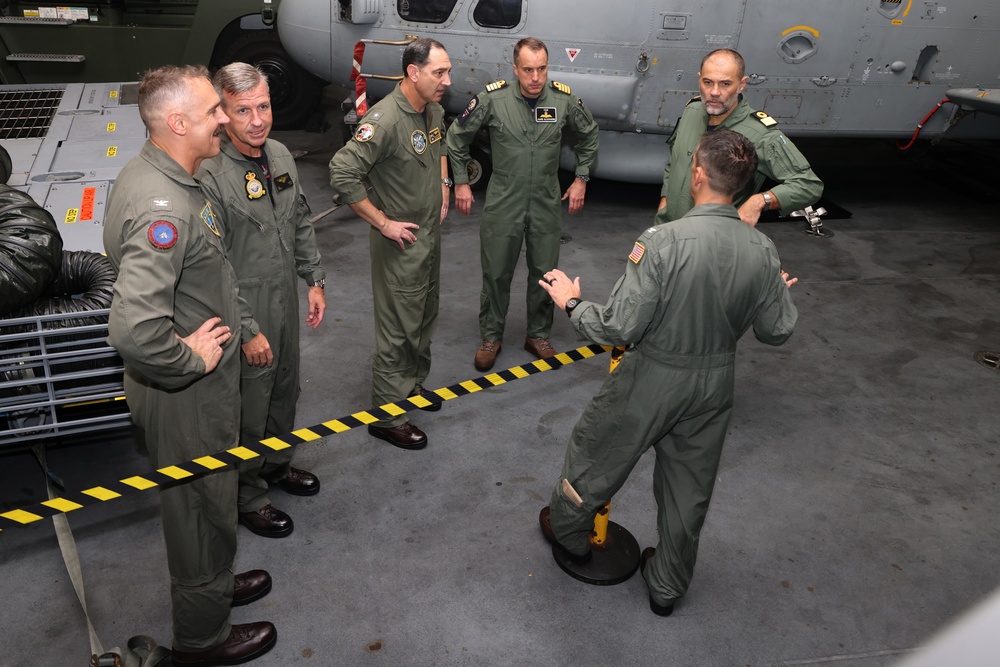 Carrier Strike Group One Leaders Visit HMS Queen Elizabeth