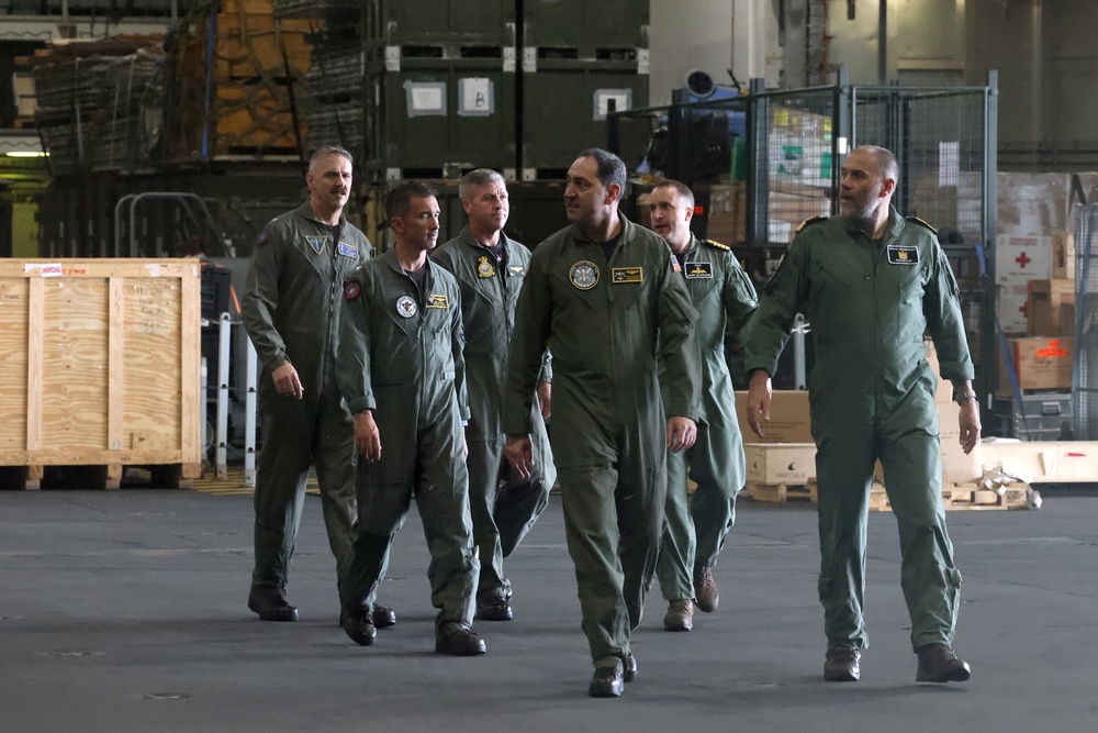 Carrier Strike Group One Leaders Visit HMS Queen Elizabeth