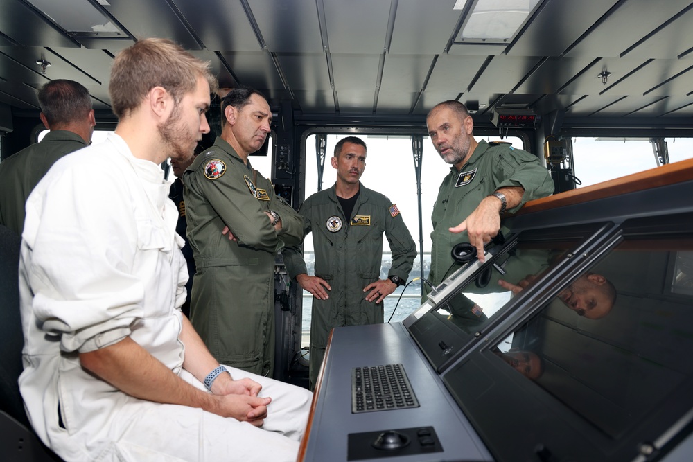 Carrier Strike Group One Leaders Visit HMS Queen Elizabeth