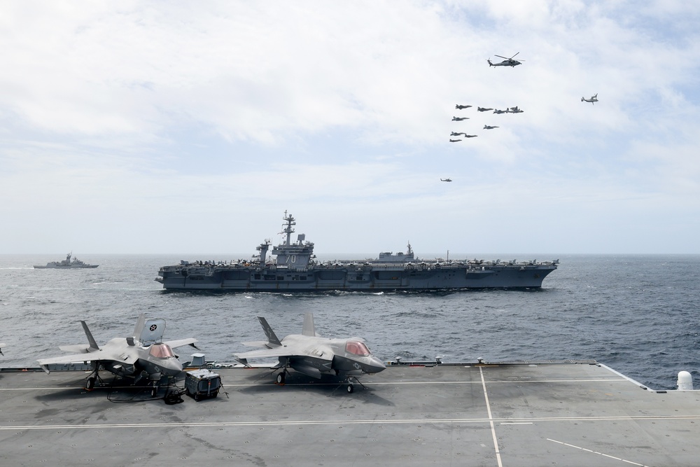 Dual Carrier Operations with Carrier Strike Group One