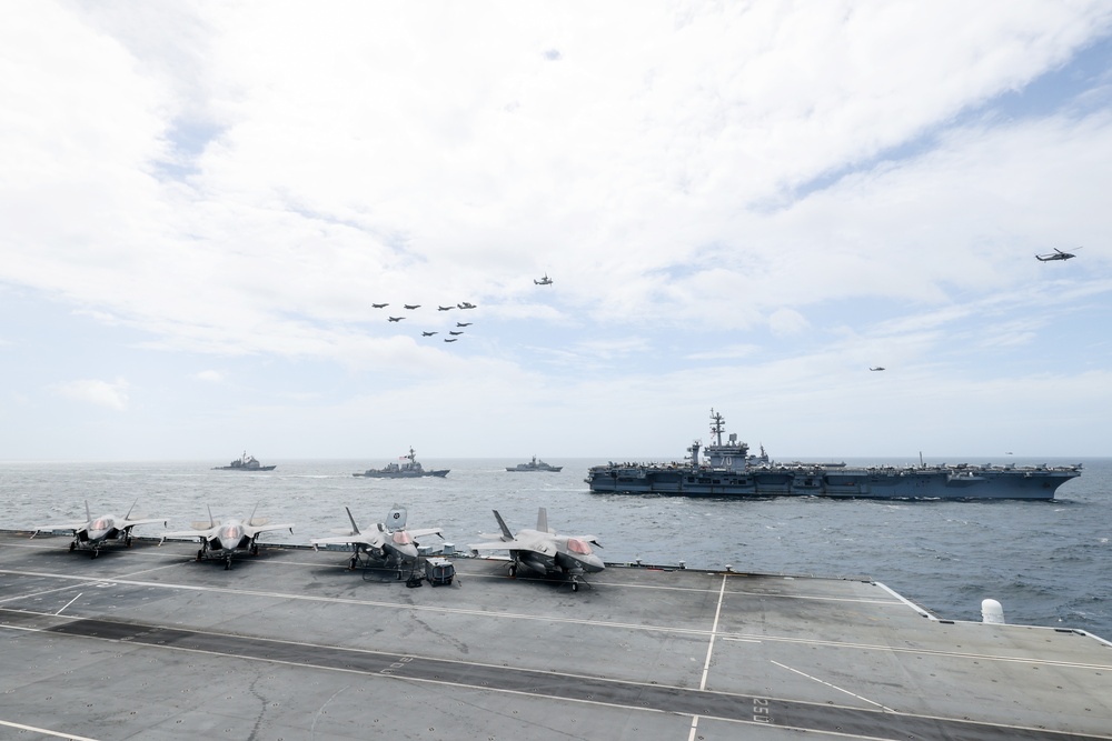 Dual Carrier Operations with Carrier Strike Group One