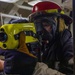 HTFN Jared Shacklett Conducts Firefighting Training aboard the USS Dewey