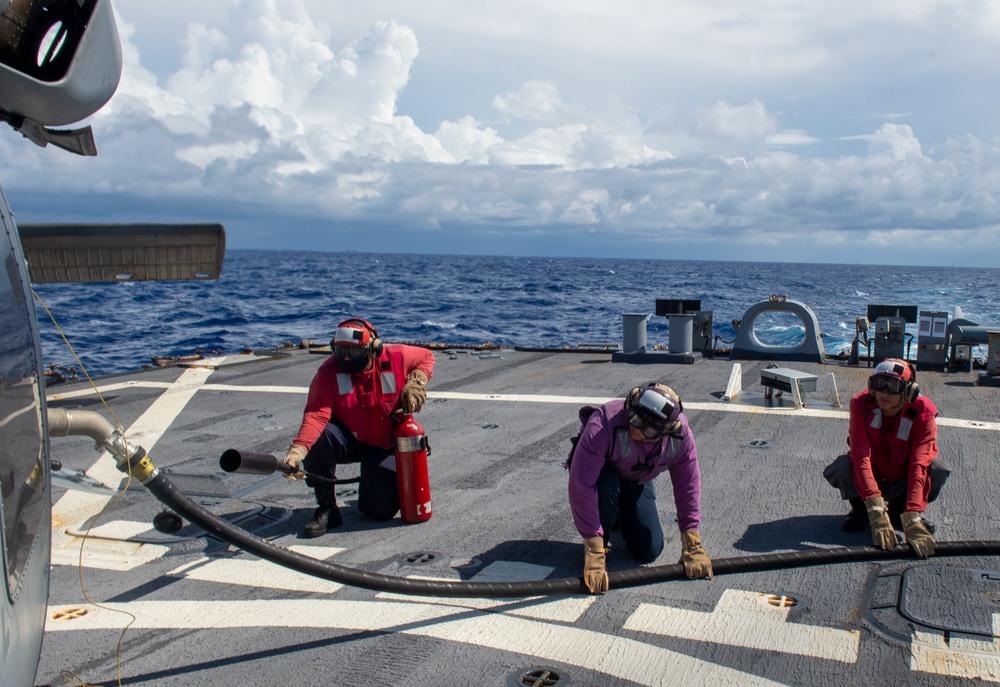 Truman is conducting readiness training in the Atlantic Ocean in preparation for future operations.