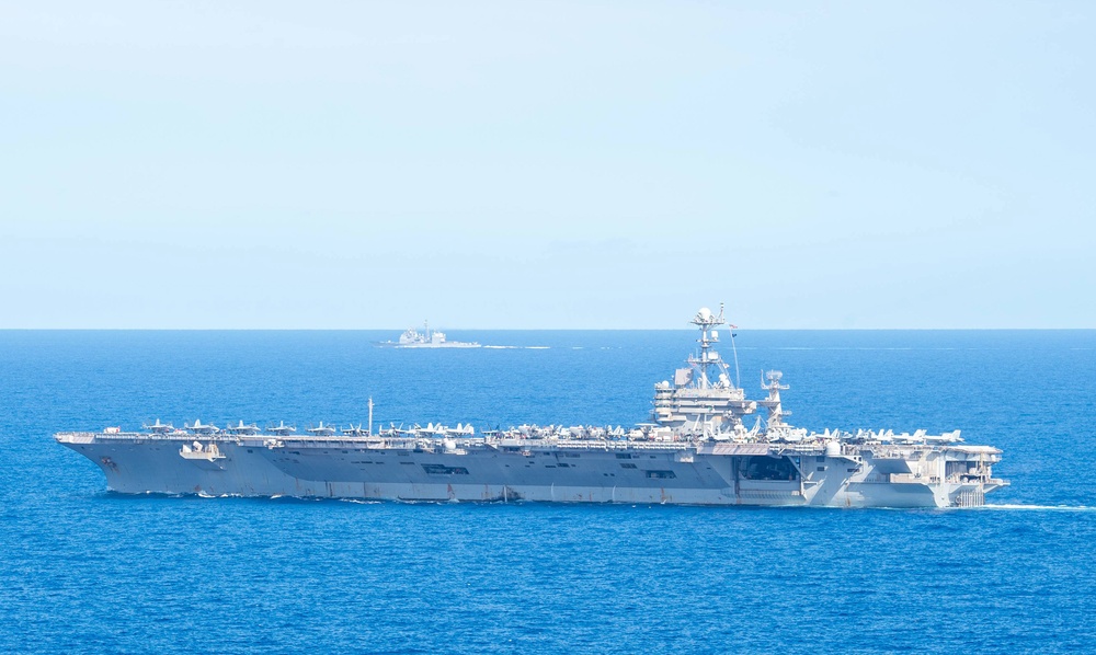 Truman is conducting readiness training in the Atlantic Ocean in preparation for future operations.