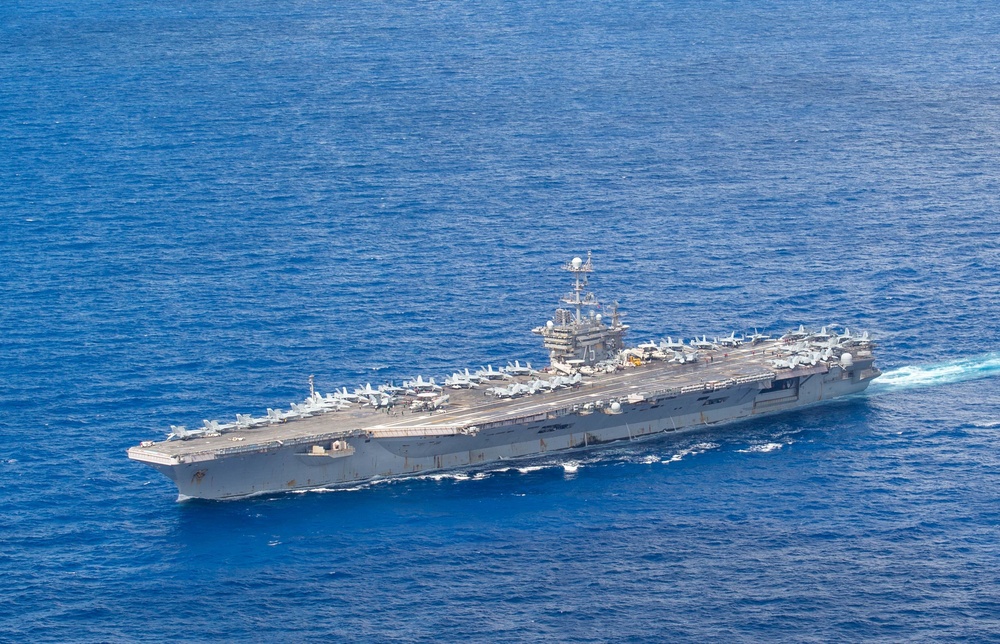 Truman is conducting readiness training in the Atlantic Ocean in preparation for future operations.