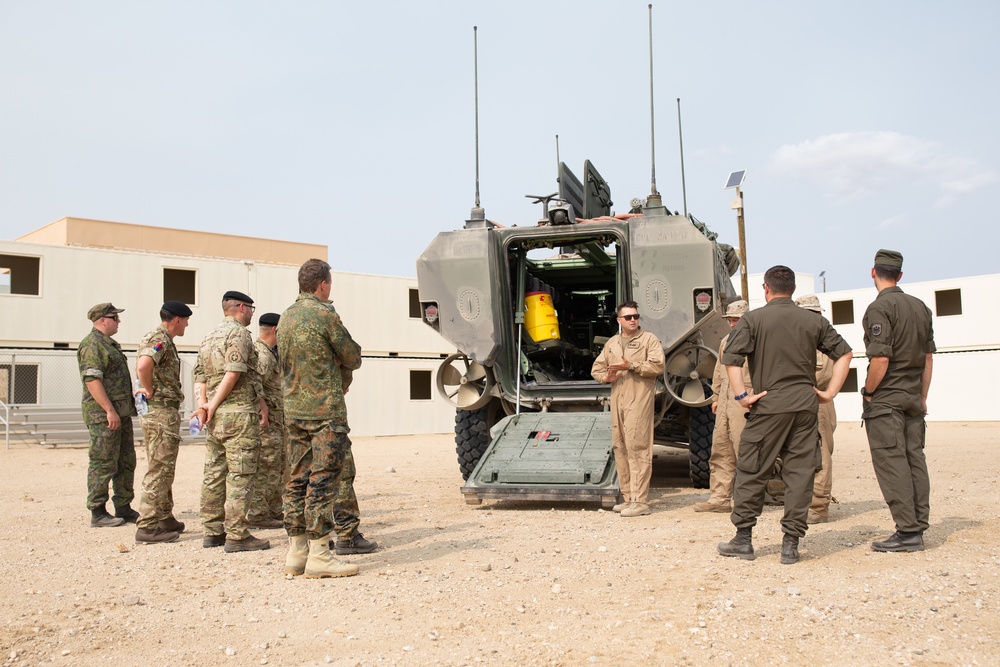 NATO Allies visit/observe MCAGCC training facilities.