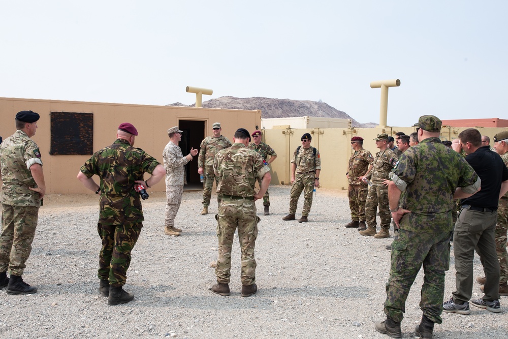 NATO Allies visit/observe MCAGCC training facilities.