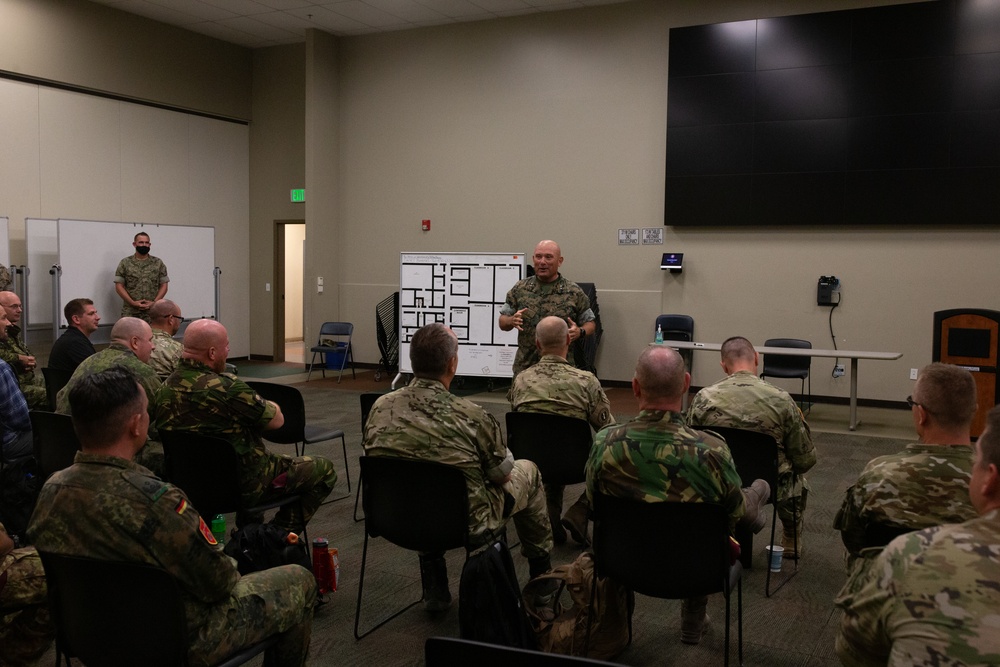 NATO Allies visit/observe MCAGCC training facilities.