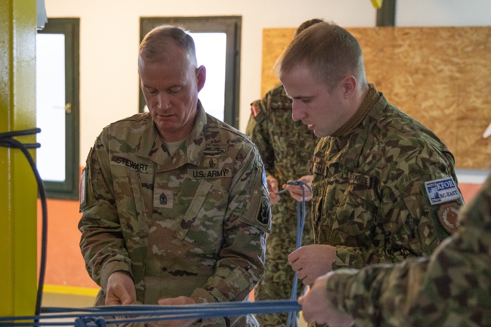 DVIDS - Images - KFOR RC-East Maneuver Battalion Conducts Rope Systems ...