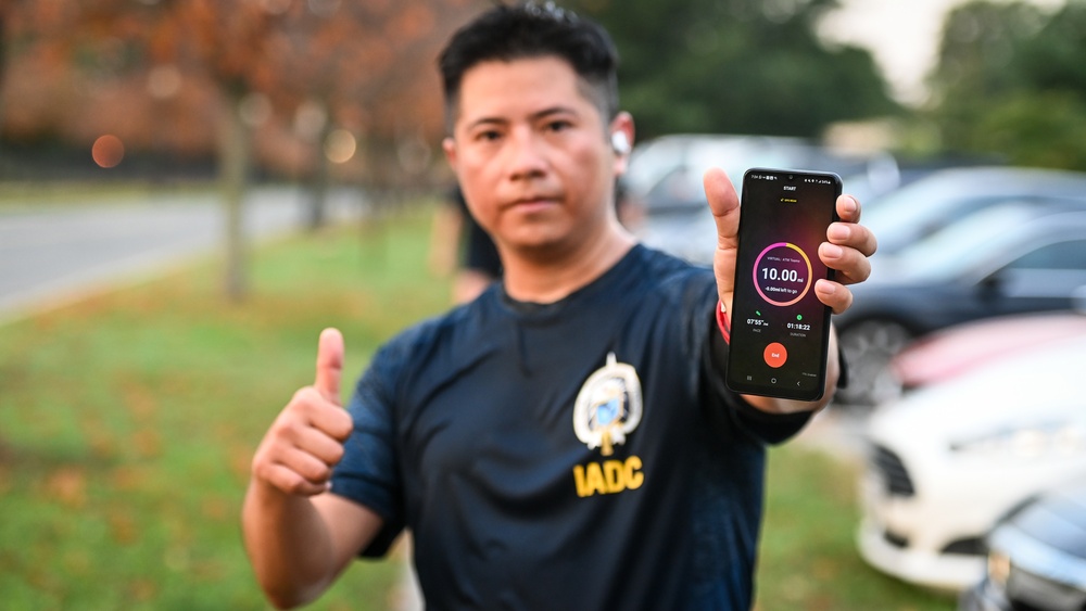 IADC staff and students run the 2021 Army Ten-Miler