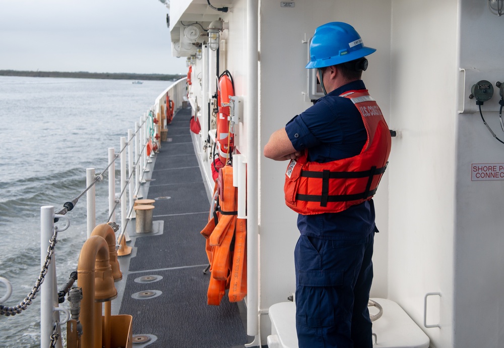 Cutter Angela McShan crew returns to port