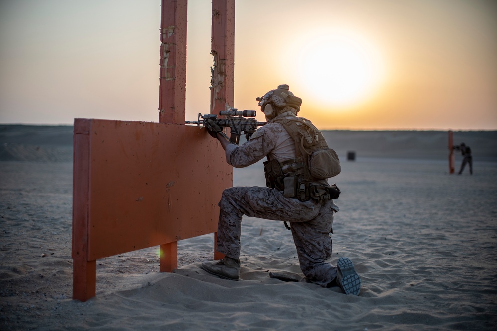 11th MEU ADRD conducts live-fire and maneuver in Kuwait