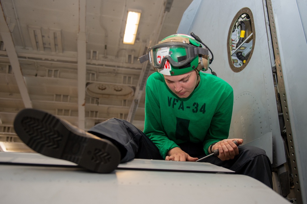 Truman is conducting readiness training in the Atlantic Ocean in preparation for future operations.