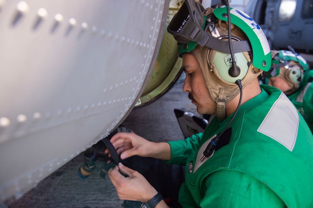 Truman is conducting readiness training in the Atlantic Ocean in preparation for future operations.