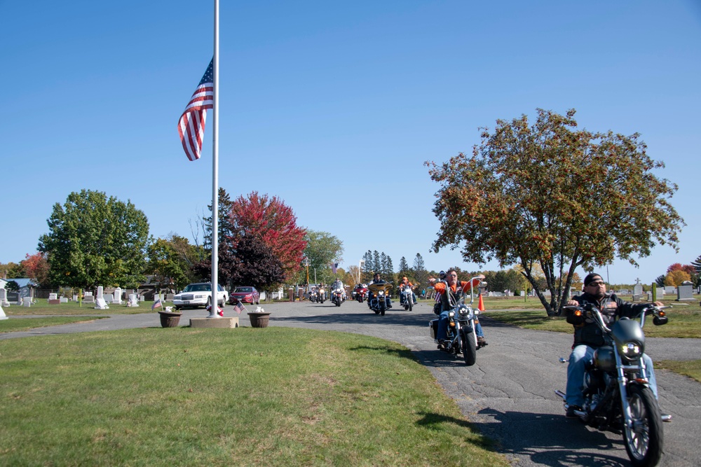 97 AMW honors fallen WWII Airman with KC-46 flyover