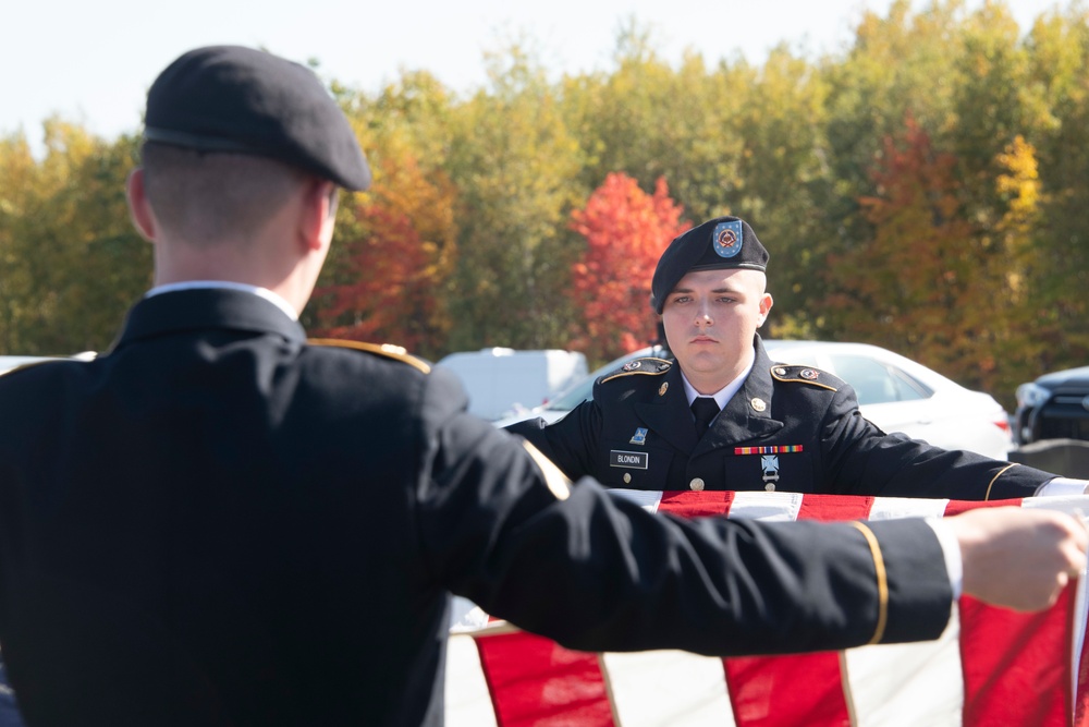 97 AMW honors fallen WWII Airman with KC-46 flyover