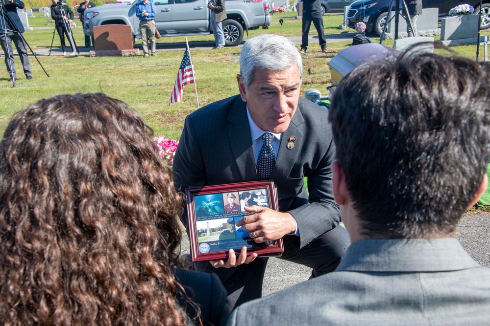 97 AMW honors fallen WWII Airman with KC-46 flyover