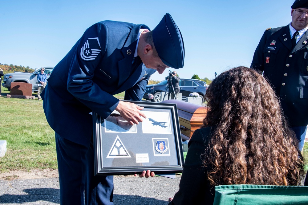 97 AMW honors fallen WWII Airman with KC-46 flyover