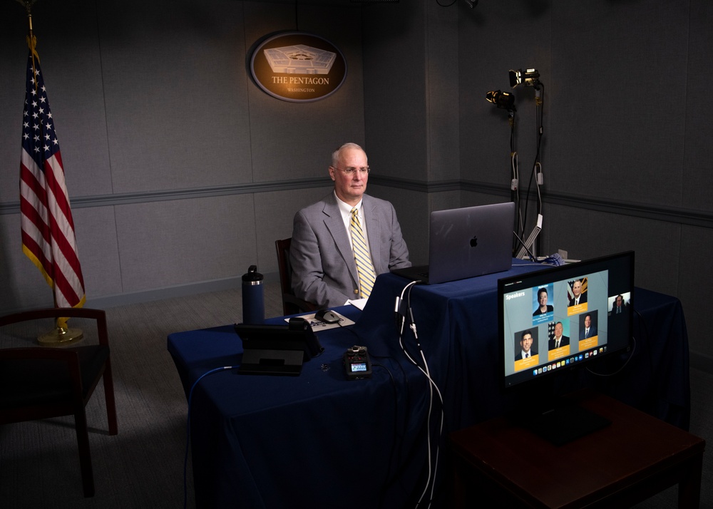 Director for Cyber, OUSD (A&amp;S) Garstka participates in virtual discussion.