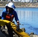 Contracted cleanup team removes containment booms near Carlsbad State Beach in San Diego County