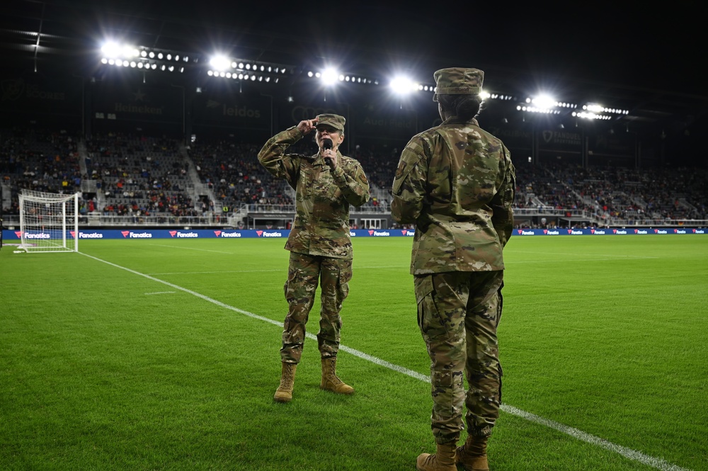 Audi Field, DC United host Joint Base Anacostia-Bolling reenlistment ceremony