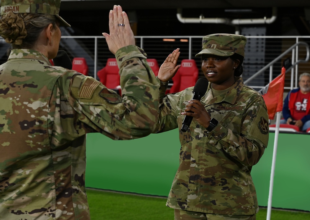 Audi Field, DC United host Joint Base Anacostia-Bolling reenlistment ceremony