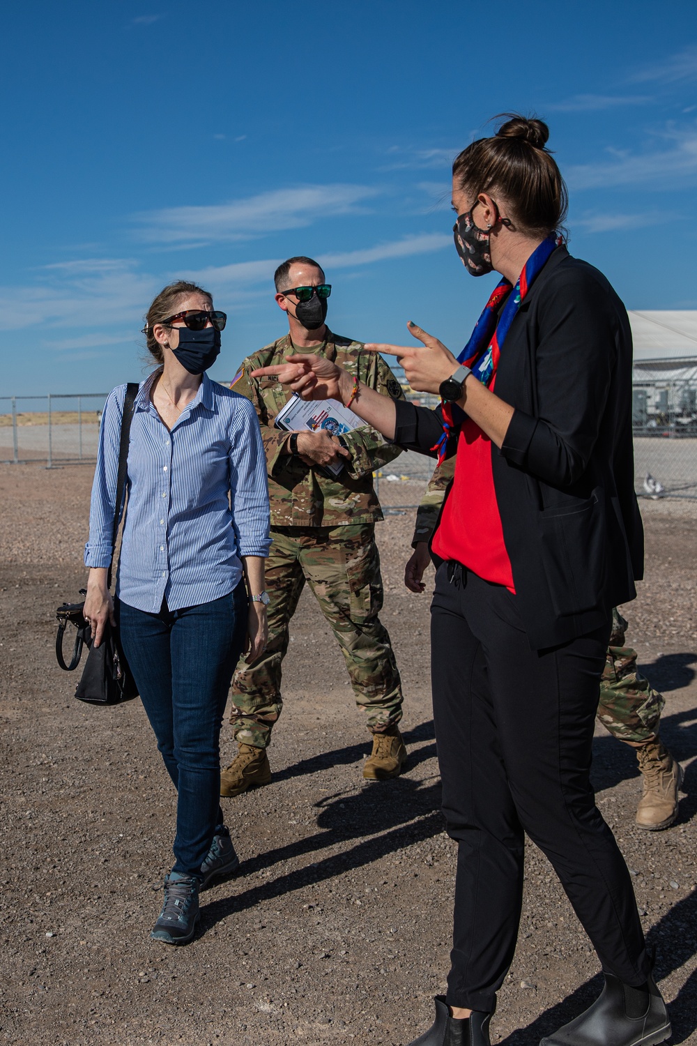 Ms. Heather King visits Task Force Holloman