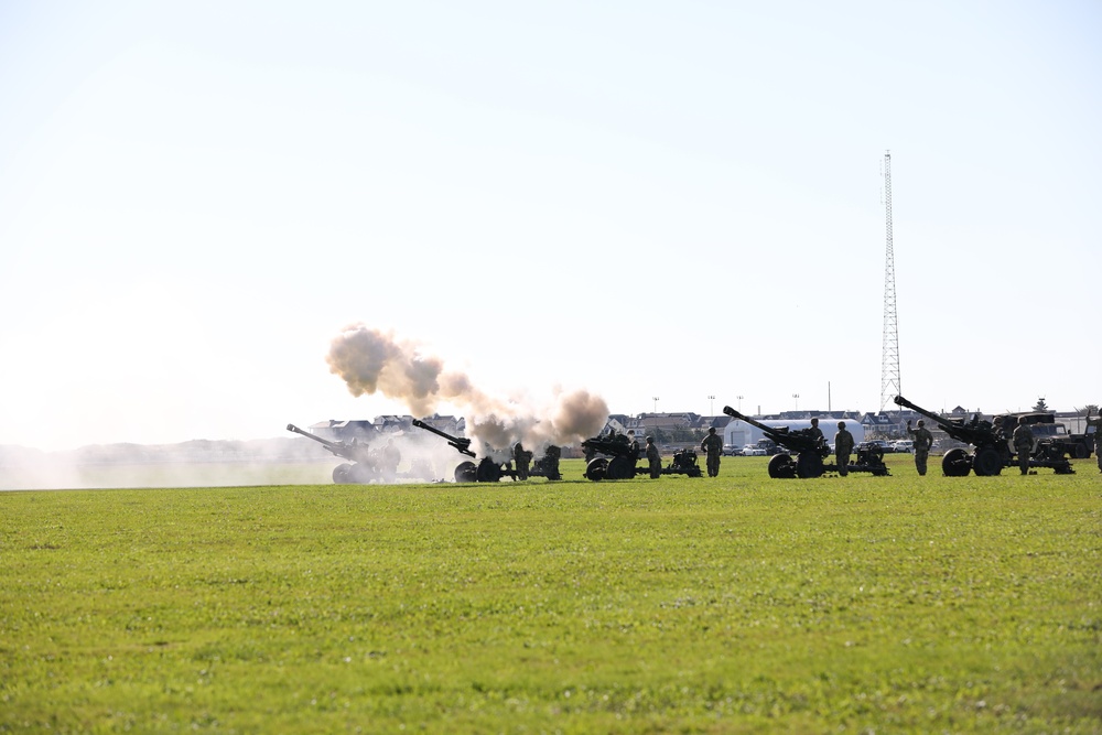 Artillery Fires During the Annual Military Review