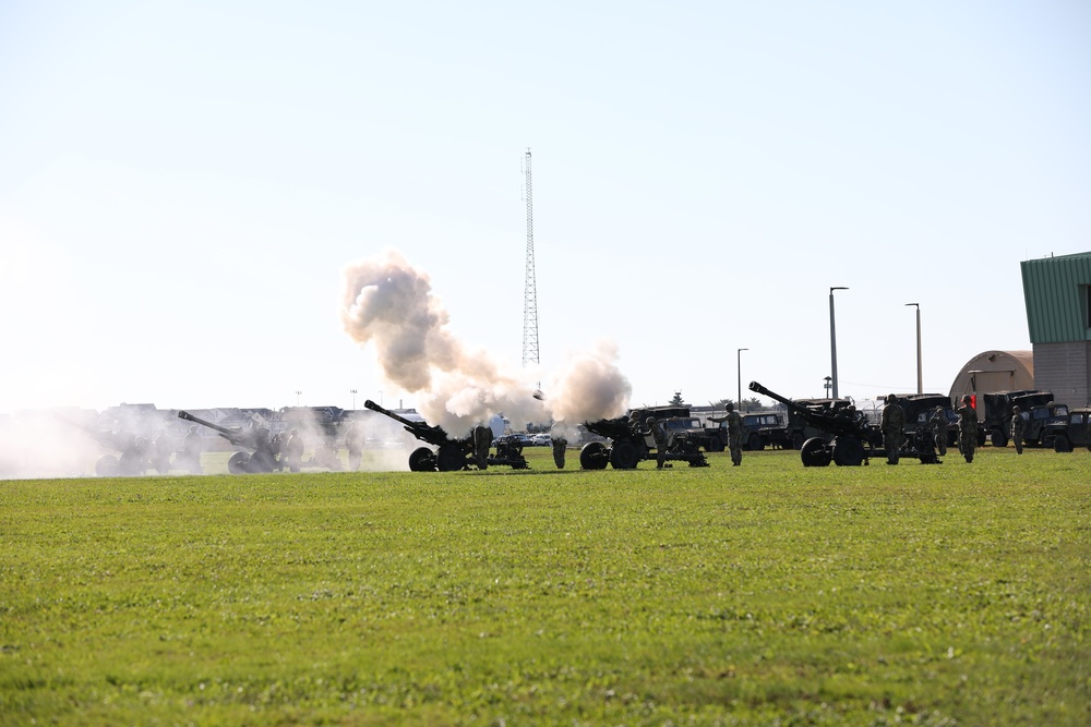 Artillery Fires During the Annual Military Review