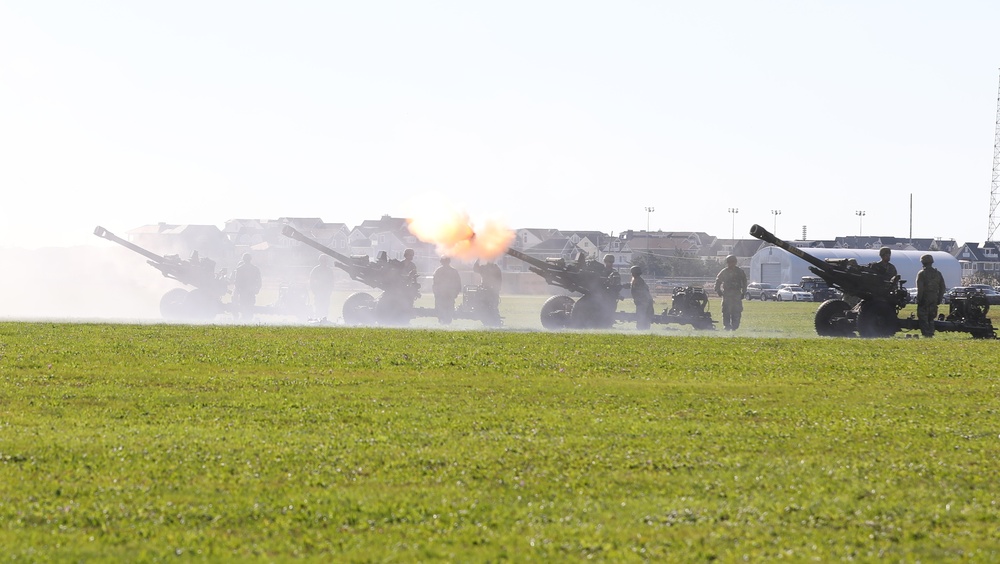 Artillery Fires During the Annual Military Review