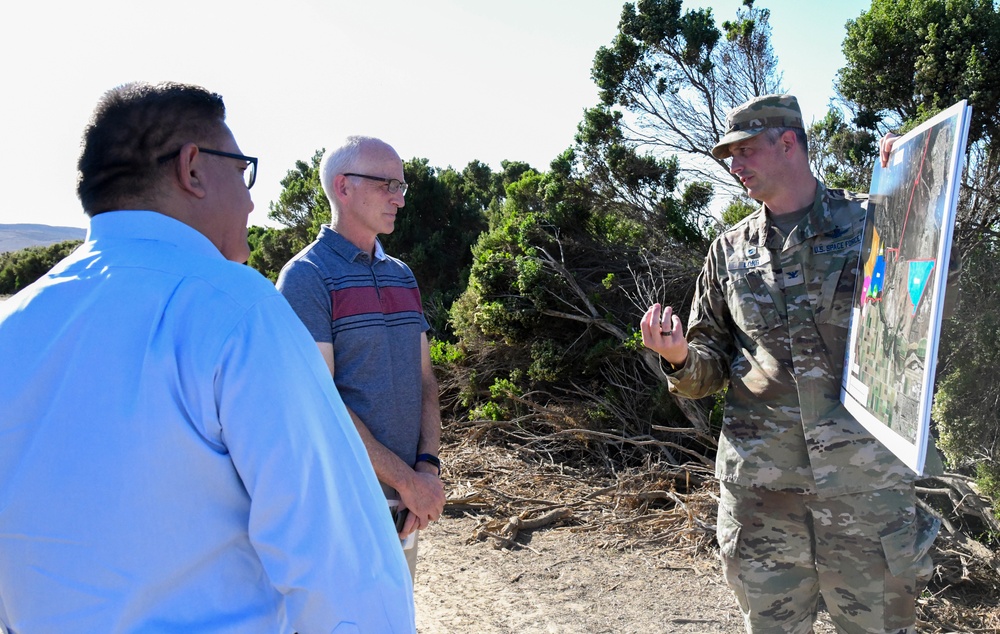 Chairman and Congressman Visit Vandenberg