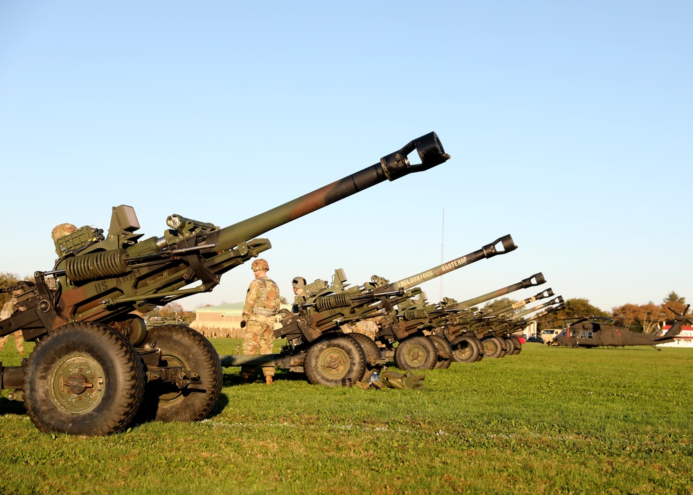 Artillery Fires During the Annual Military Review