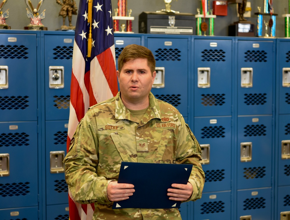 15th Aircraft Maintenance Airman receives STEP promotion