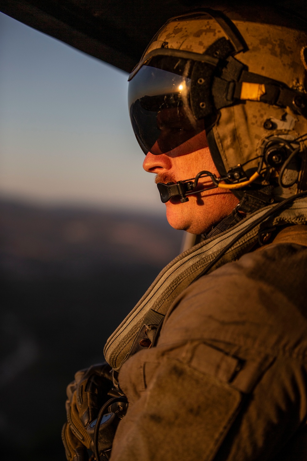 HMLA-775 flies over Camp Pendleton