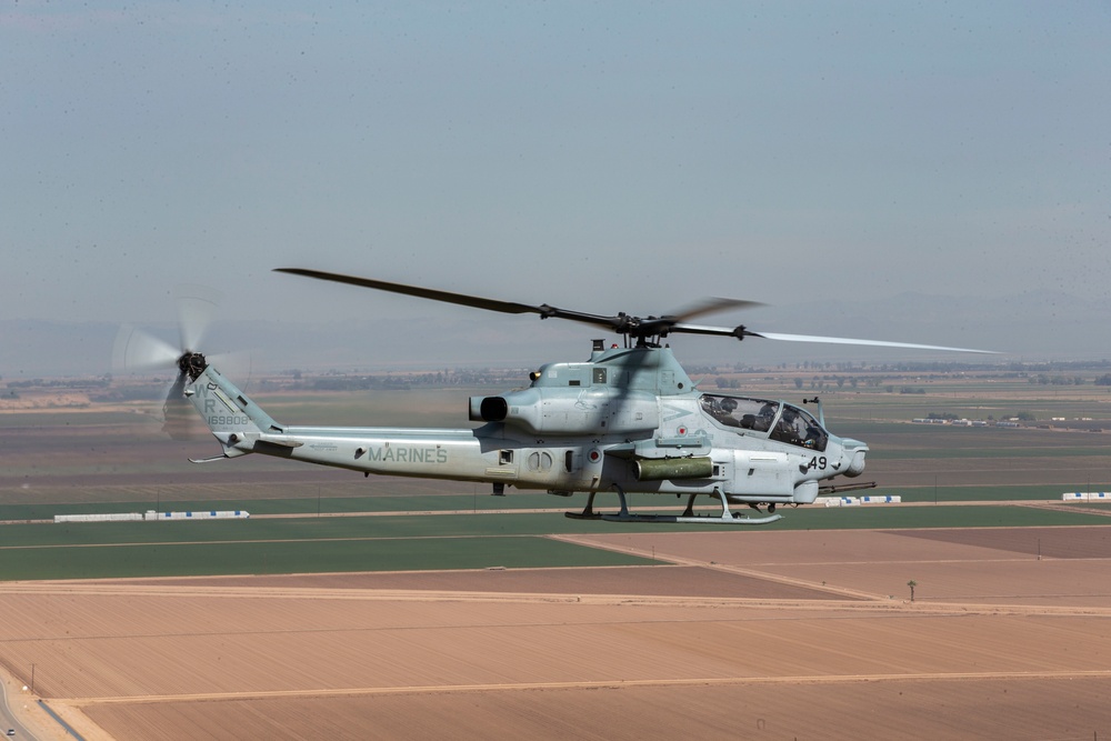 HMLA-775 escorts VMM-764 during combined training